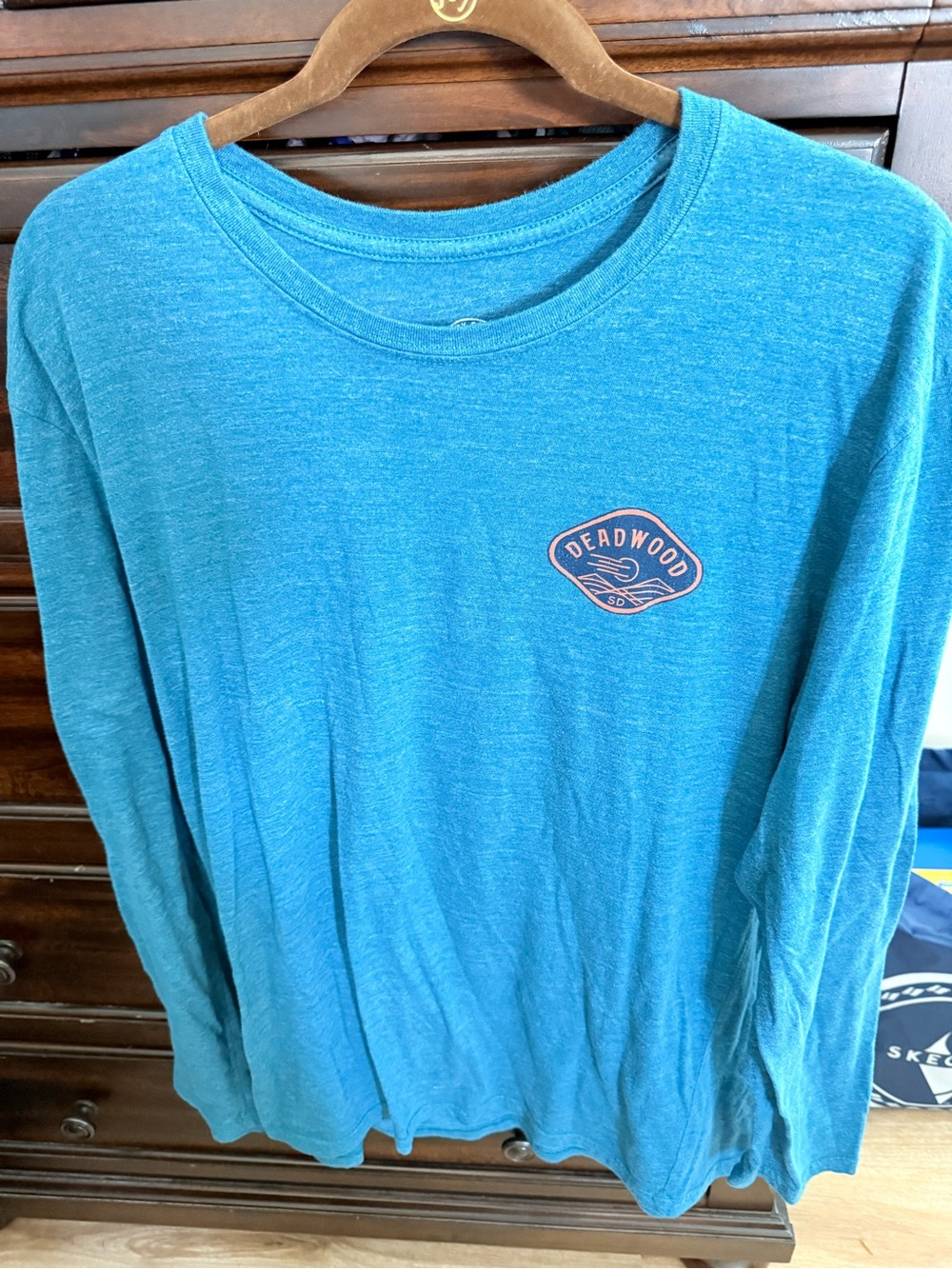 Men’s Long Sleeve Tee in Teal